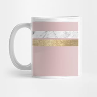 Dusky rose golden marble Mug